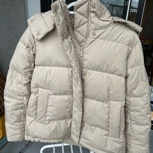 lululemon athletica Beige Puffer Jacket
